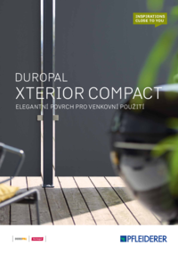 XTerior compact - elegantní povrch pro venkovní použití