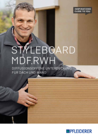 StyleBoard MDF.RWH - Diffusionsoffene Unterdeckung für Dach und Wand