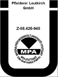 Icon test mark from the MPA Stuttgart