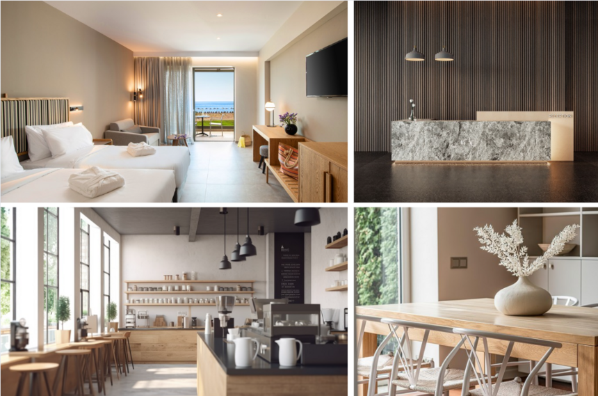 Kollage van Natural Balance - Pfleiderer Dekortrends voor de objectensector