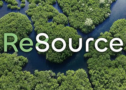 Pfleiderer Resource Titelbild, Vogelperspektive Wald