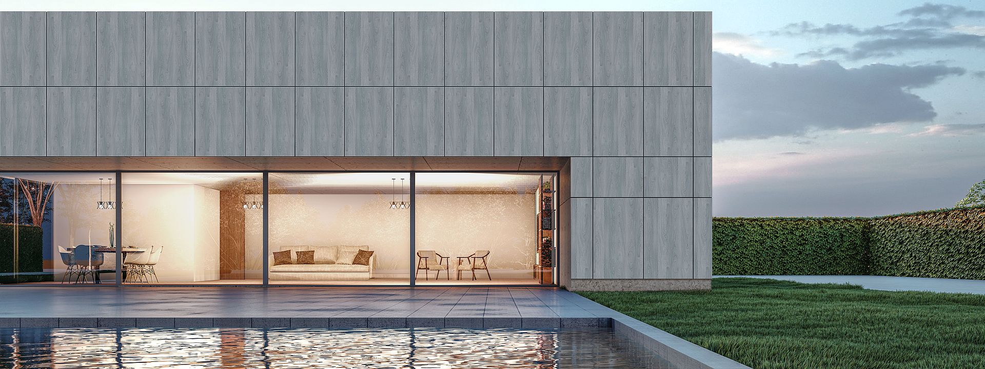 wetterfeste HPL Fassadeplatten von Pfleiderer wetterfeste HPL Fassadeplatten von Pfleiderer