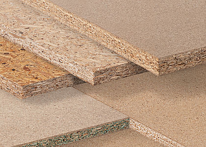 Various particleboards Various particleboards