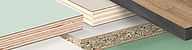 different stacked HPL bonded boards