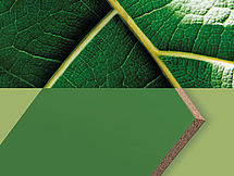 grüne, emissionsarme Dekorplatte grüne, emissionsarme Dekorplatte