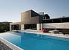 Residential building with modern façade panels in anthracite