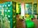 Waiting area with individually designed partitions
