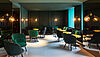 Guest tables in a hotel bar