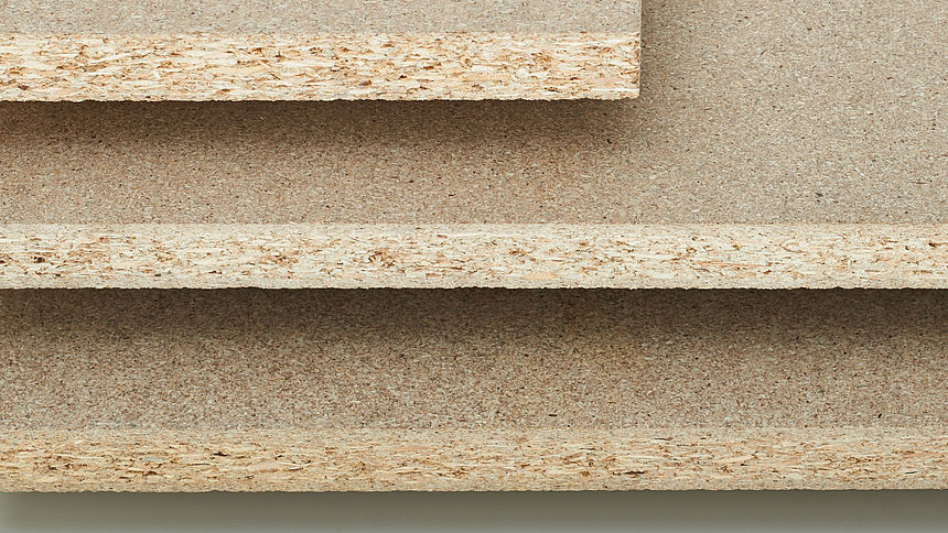 Raw particleboards Raw particleboards from Pfleiderer
