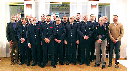 Kameradschaft der Betriebsfeuerwehr Pfleiderer Gütersloh im Februar 2020