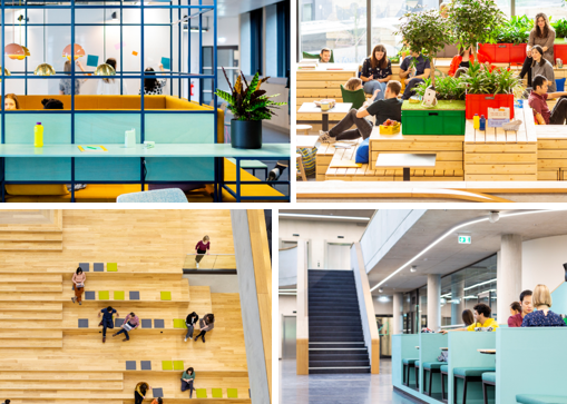 Innenansicht Bürogebäude Zalando