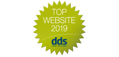 DDS Top Website 2019 Het DDS-logo voor een topwebsite